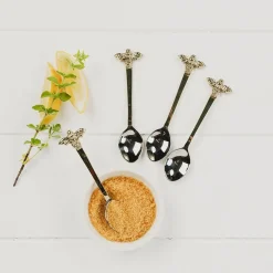 Gold Bee Spoons Set of 4