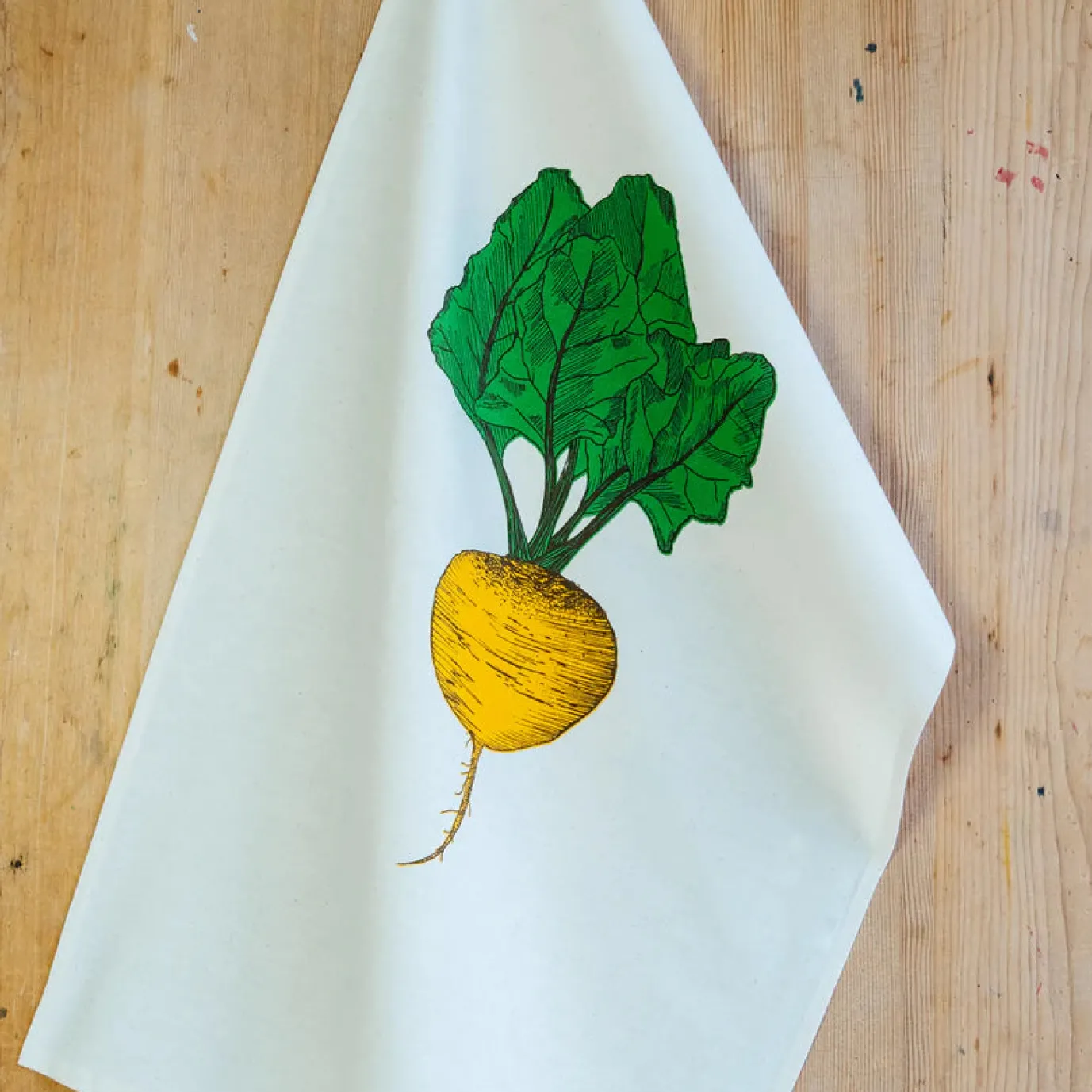 Golden Beet Tea Towel