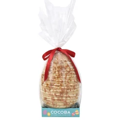 Golden Caramel Easter Egg with Caramel Shards by Cocoba