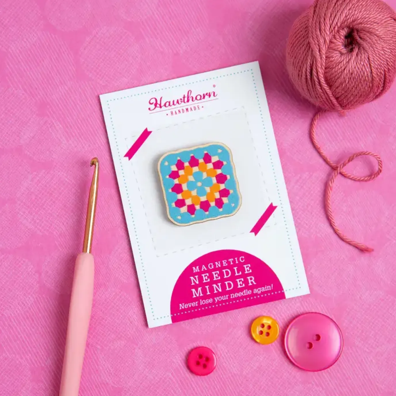 Granny Square Magnetic Needle Holder