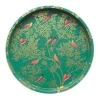 Green Birds Deepwell Tin Tray