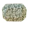 Green Prunus Small Rectangular Platter