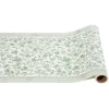 Green Regal Peacock Paper Table Runner