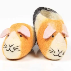 Guinea Pig Felt Baby Booties
