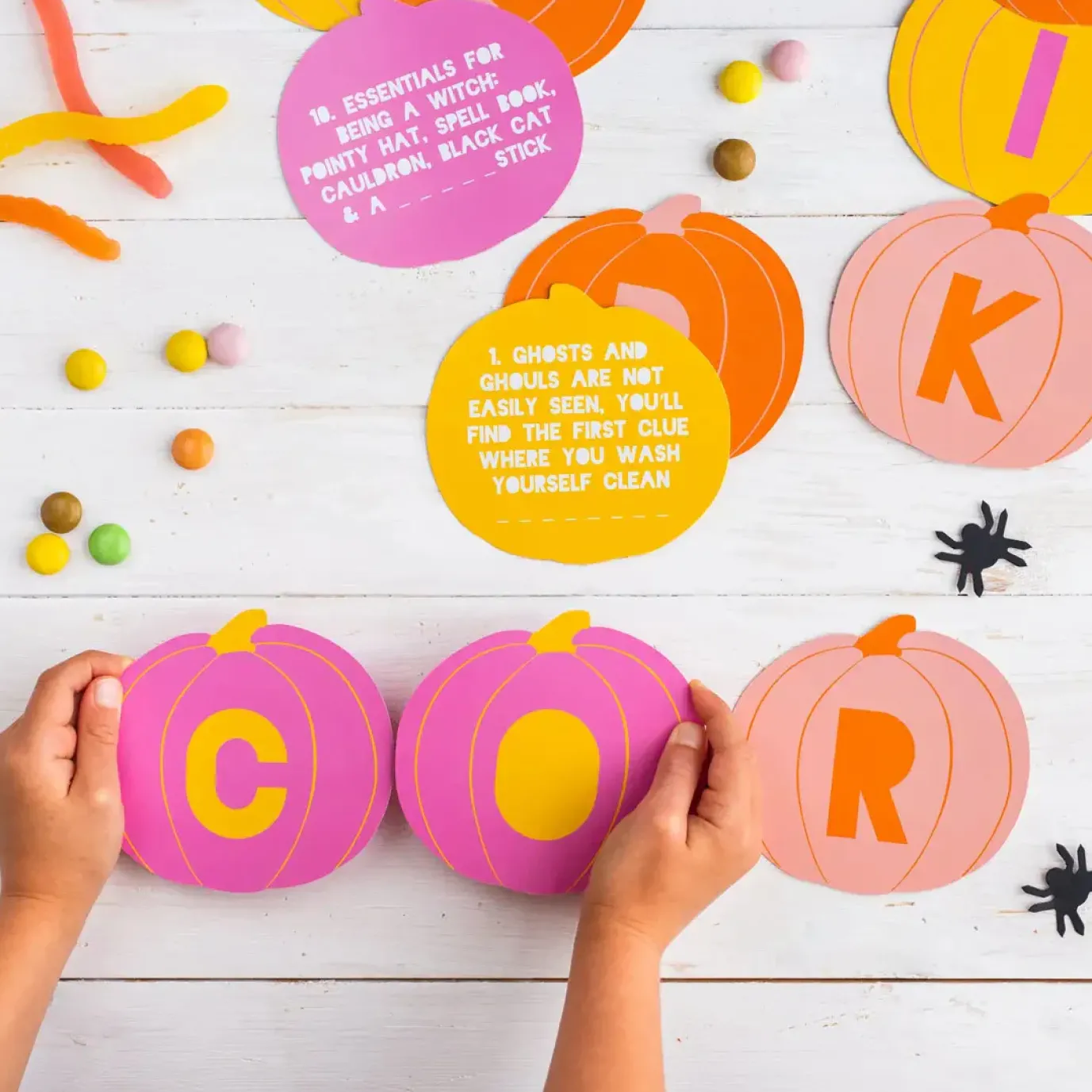 Halloween Scavenger Hunt Game