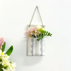 Hanging Planter Pocket - Safflower
