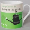 Happiness Gardening Green Mug