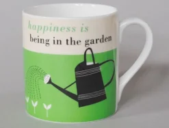 Happiness Gardening Green Mug