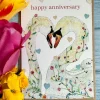 Happy Anniversary Swans Eco-card