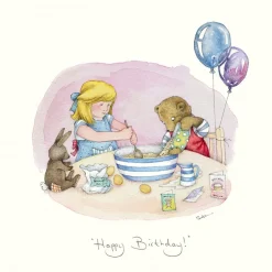 Happy Birthday Baking Greeting Card