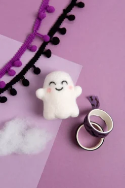 Happy Ghost Mini Felting Kit