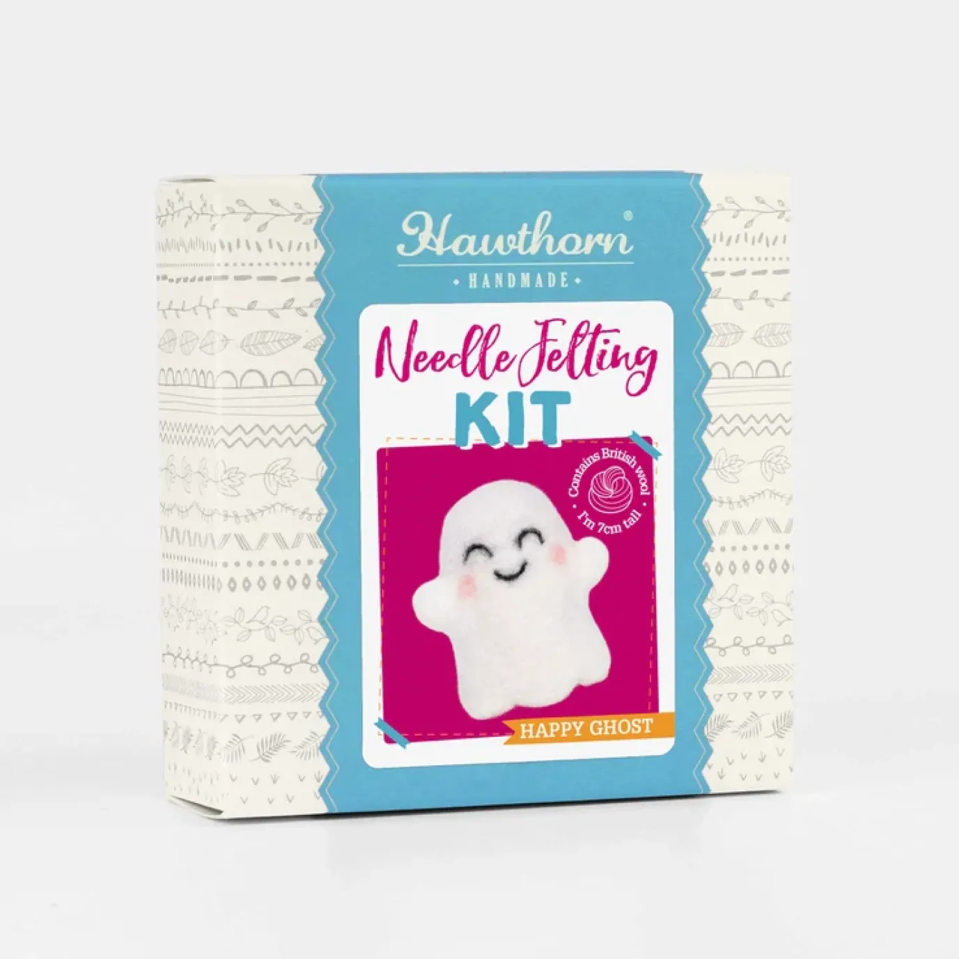 Happy Ghost Mini Felting Kit