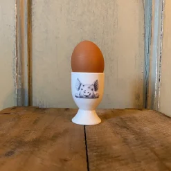 Happy Pig Bone China Egg Cup