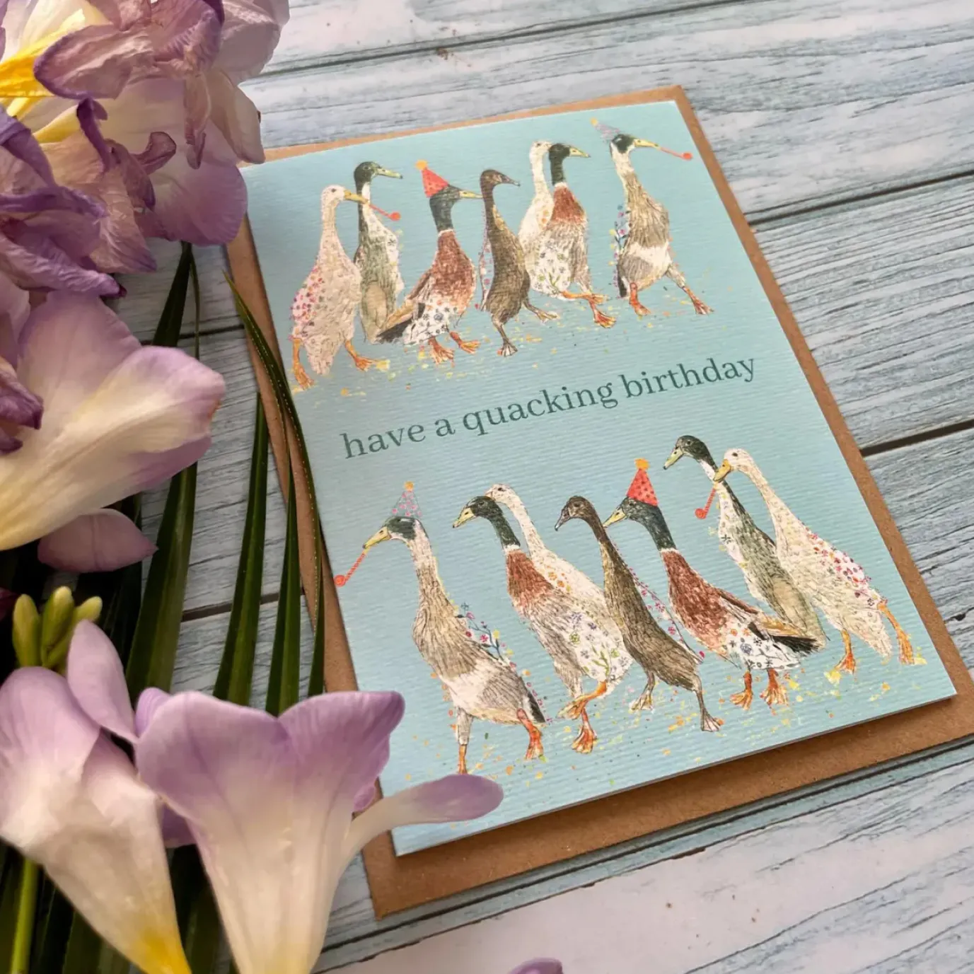 Have a Quacking Birthday! Eco-card