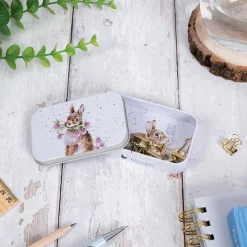 'Head Clover Heels' Rabbit Mini Tin