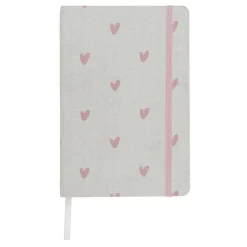 Hearts A5 Fabric Notebook