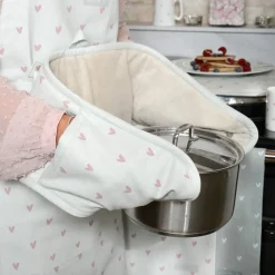 Hearts Double Oven Glove