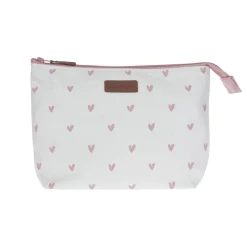 Hearts Large Canvas Wash Bag