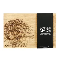 Hedgehog Oak Serving Board 12in