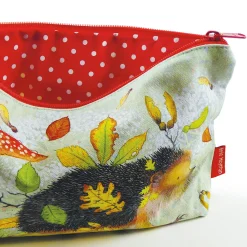 Hedgehog Zipped Pouch