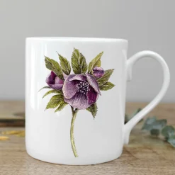 Hellebore Bone China Mug