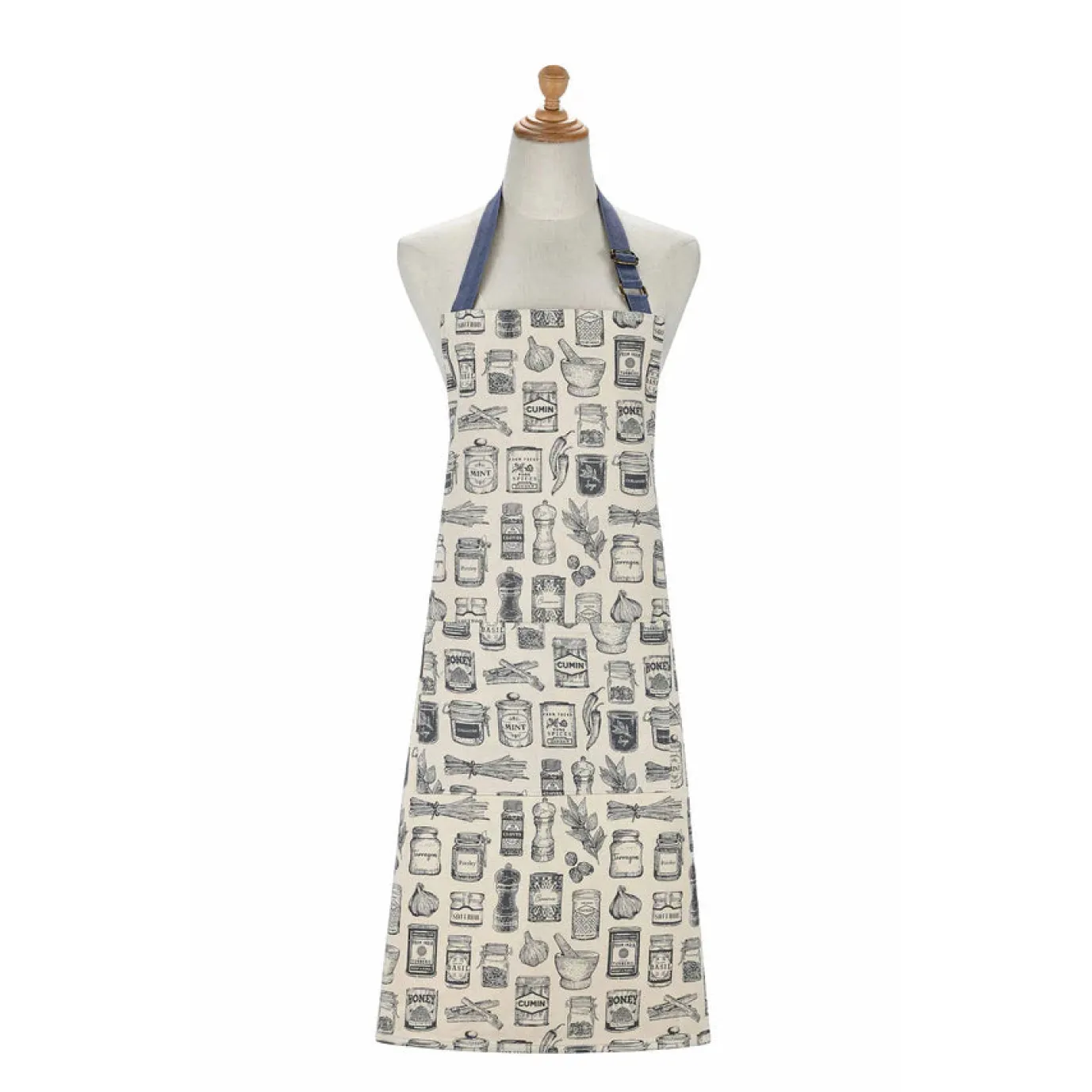 Herbs and Spices Cotton Apron