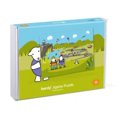 Herdy Adventures Wooden Jigsaw Puzzle - 20 Piece Puzzle