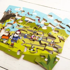 Herdy Adventures Wooden Jigsaw Puzzle - 20 Piece Puzzle