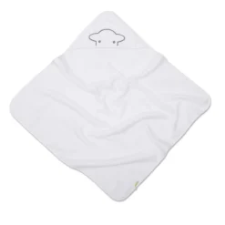 Herdy Baby Cuddle Robe - White