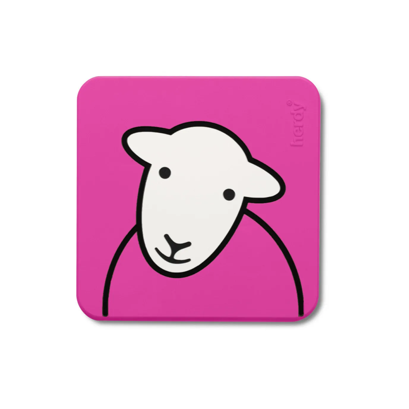 Herdy Hello PVC Coaster