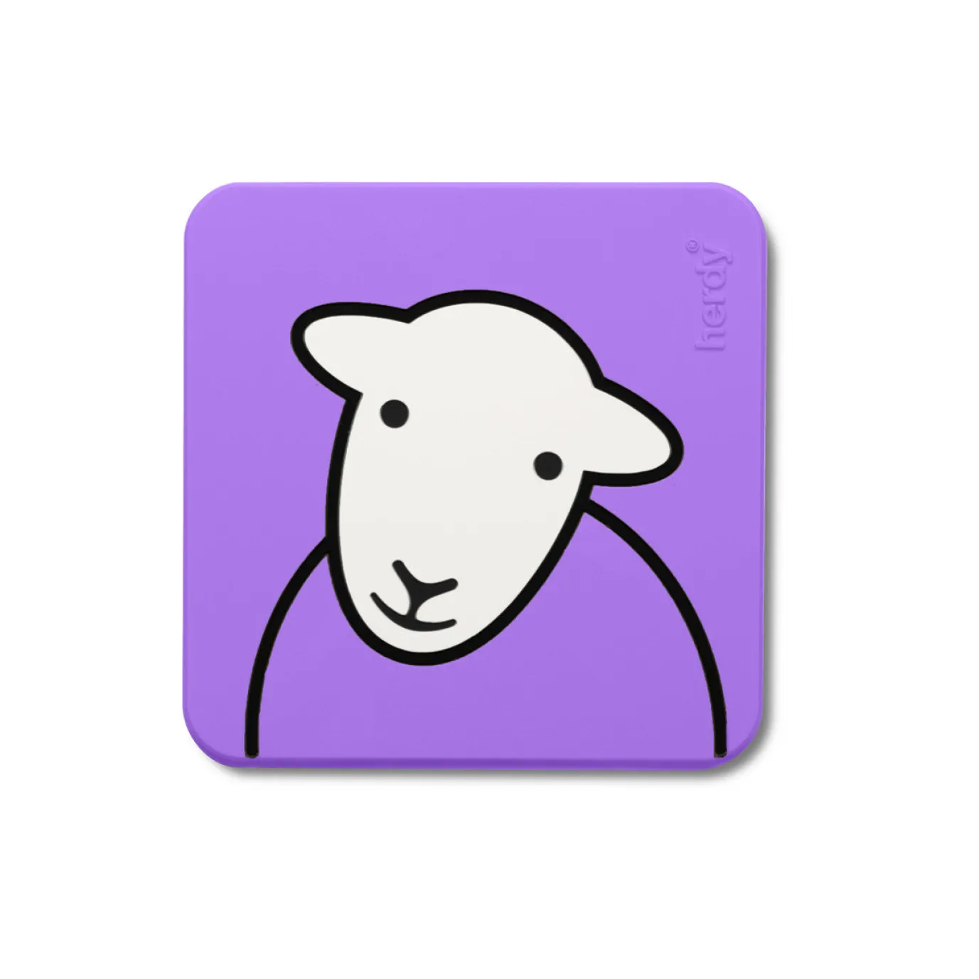 Herdy Hello PVC Coaster