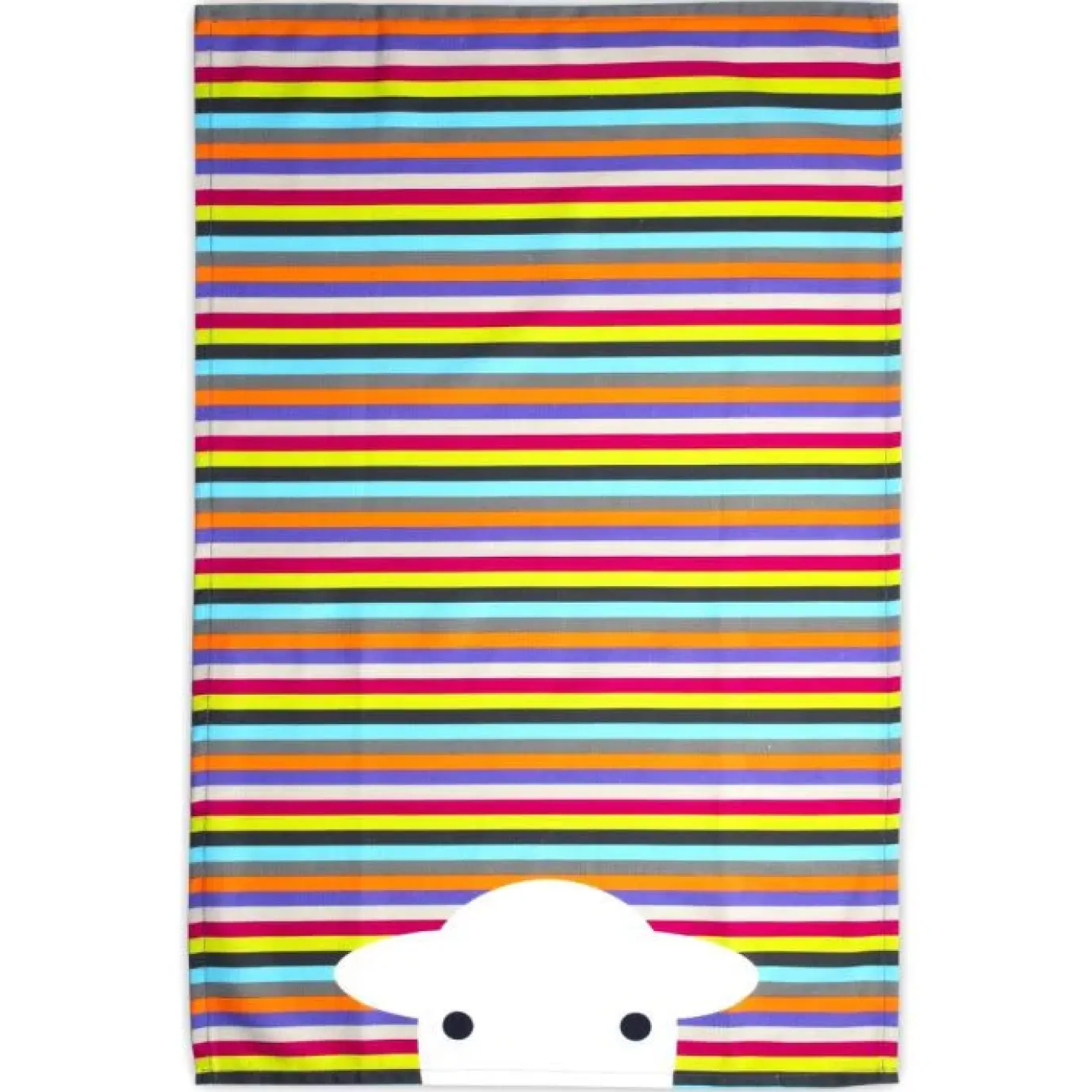 Herdy Peep Stripe Cotton Tea Towel