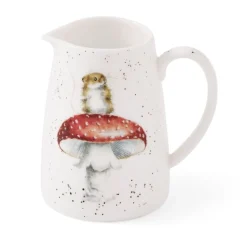 'He's a Fun-gi' Mouse Posy Bone China Mini Jug