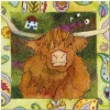 Highland Cow Greetings Card