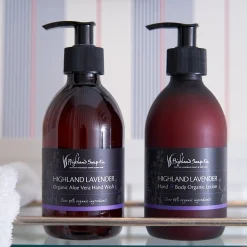 Highland Lavender Hand & Body Organic Lotion 300ml