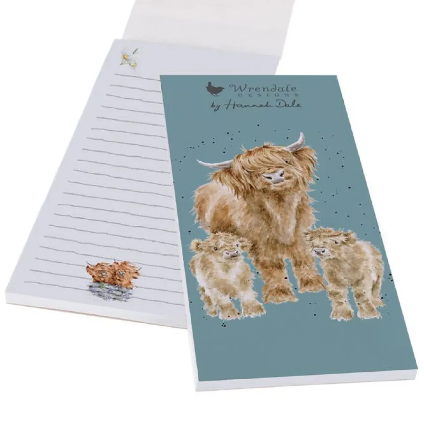 'Highland Wishes' Cow Shopping List Pad