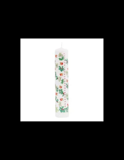 Holly & Ivy Pillar Advent Candle