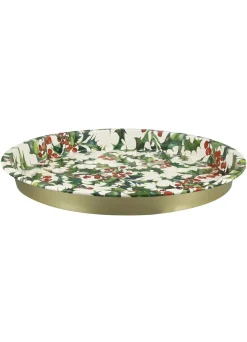 Holly Deepwell Tin Tray