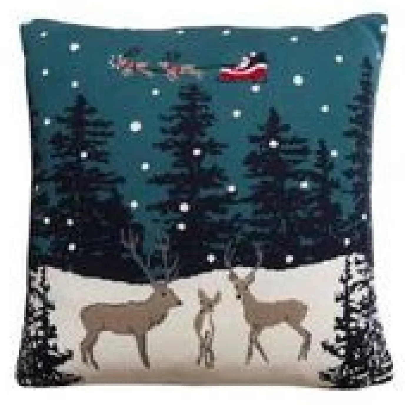 Home for Christmas Knitted Statement Pillow