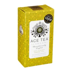 Hot Ginger Green Tea by Ace Tea of London