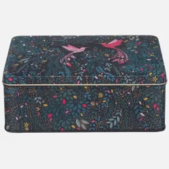 Hummingbird Paradise Deep Rectangular Tin