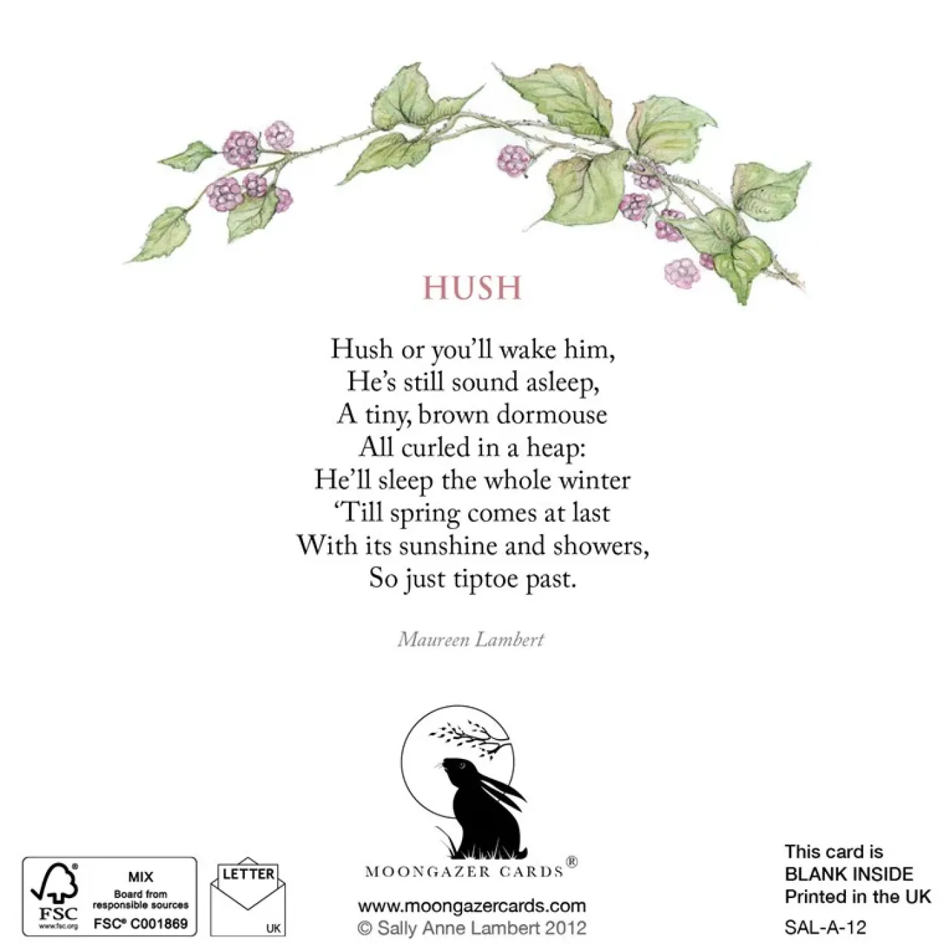 Hush Greeting Card
