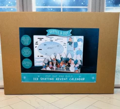 Ice Skating Pop Out and Build Advent Calendar