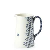 Ink Blue Pollen Large Tankard Jug