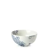 Ink Blue Pollen Small Footed Bowl - 6.25in/16cm