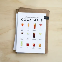 It's Never Too Early for Cocktails Card
