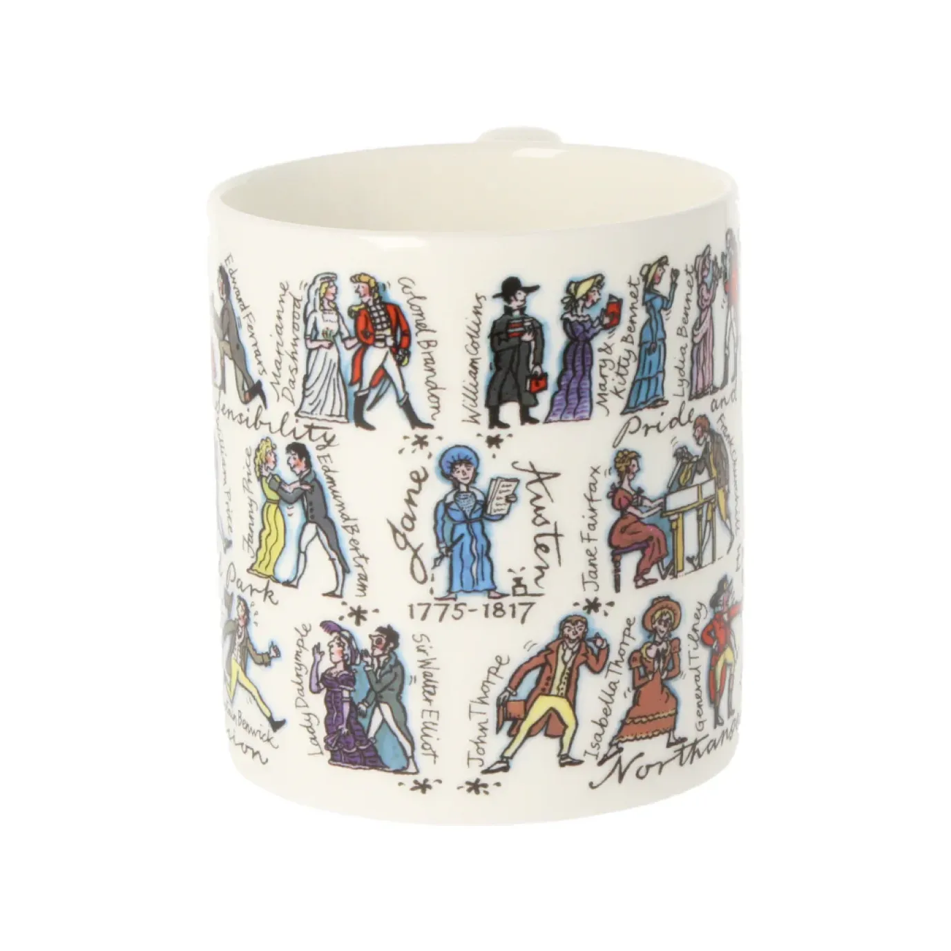 Jane Austen Bone China Mug