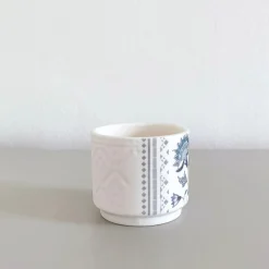 Jasmine Ceramic Small Footed Tea Light Holder