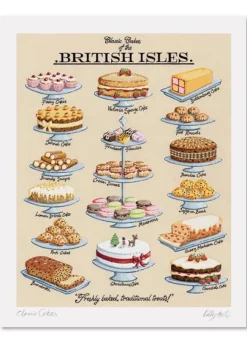 Kelly Hall Classic Cakes Print
