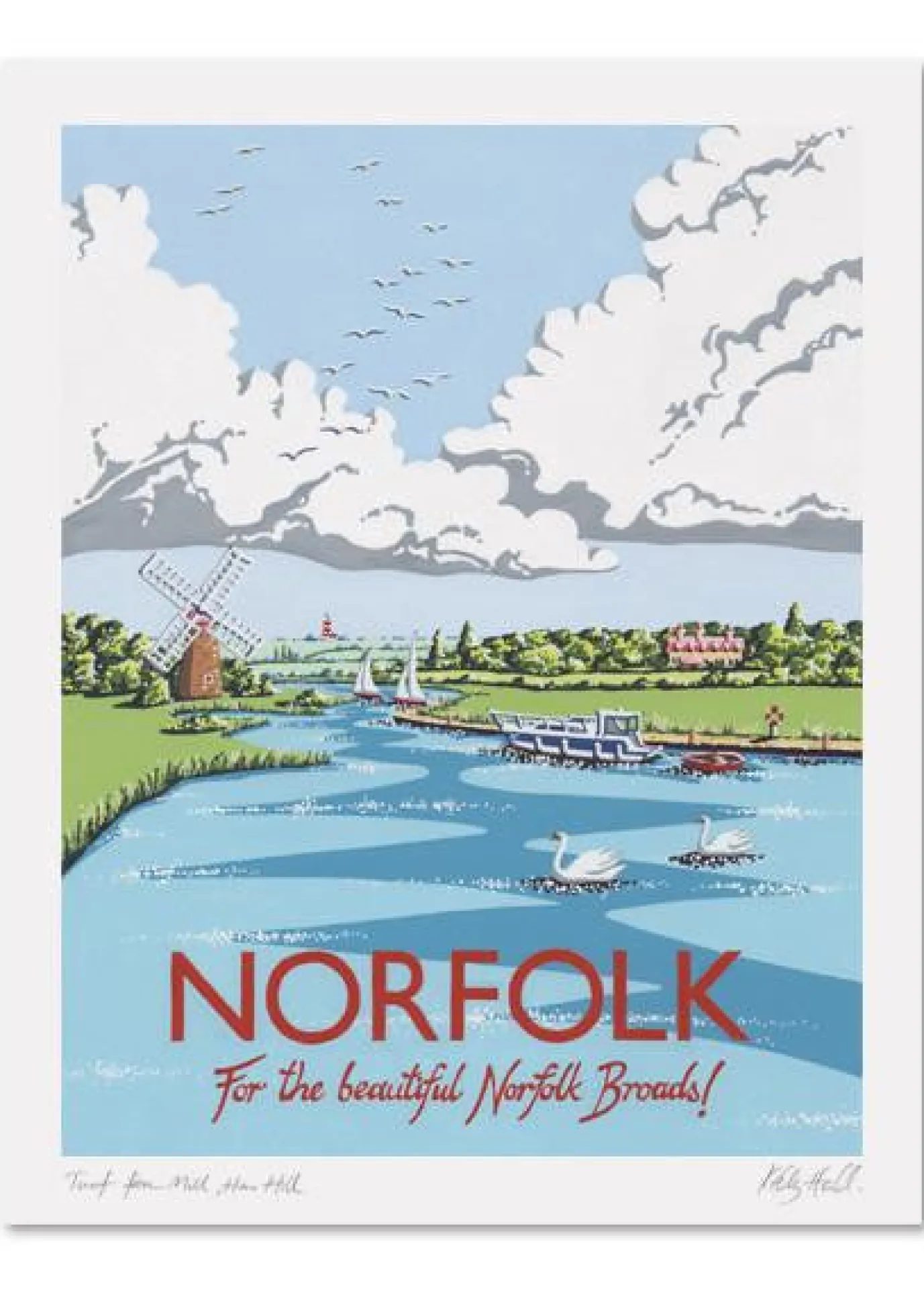 Kelly Hall Norfolk Print
